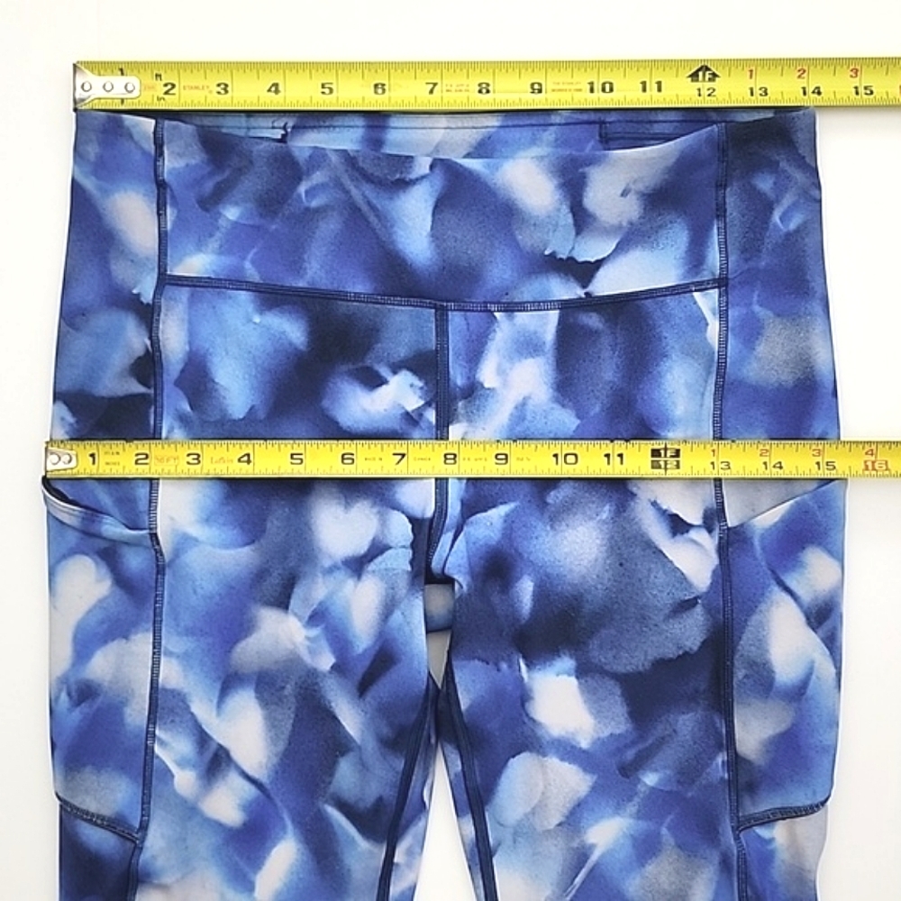 Lululemon Women's Speed Up Tight Full-On Luxtreme Blue White 26" Inseam 8 - Picture 14 of 16
